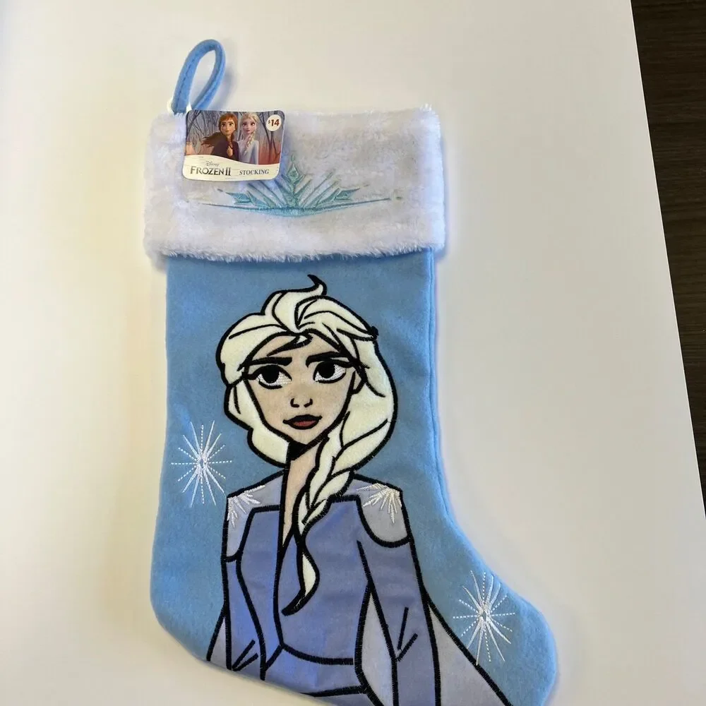 Disney Frozen II 2 Elsa Christmas Stocking Blue 17